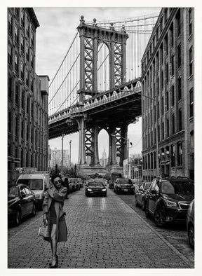 Manhattan Bridge New York Poster - Corkframes.com