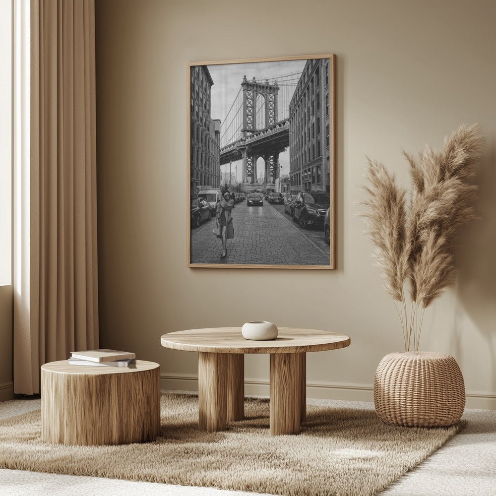 Manhattan Bridge New York Poster - Corkframes.com