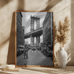 Manhattan Bridge New York Poster - Corkframes.com