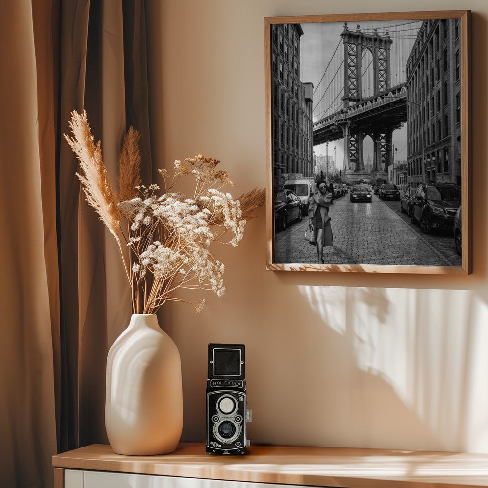 Manhattan Bridge New York Poster - Corkframes.com