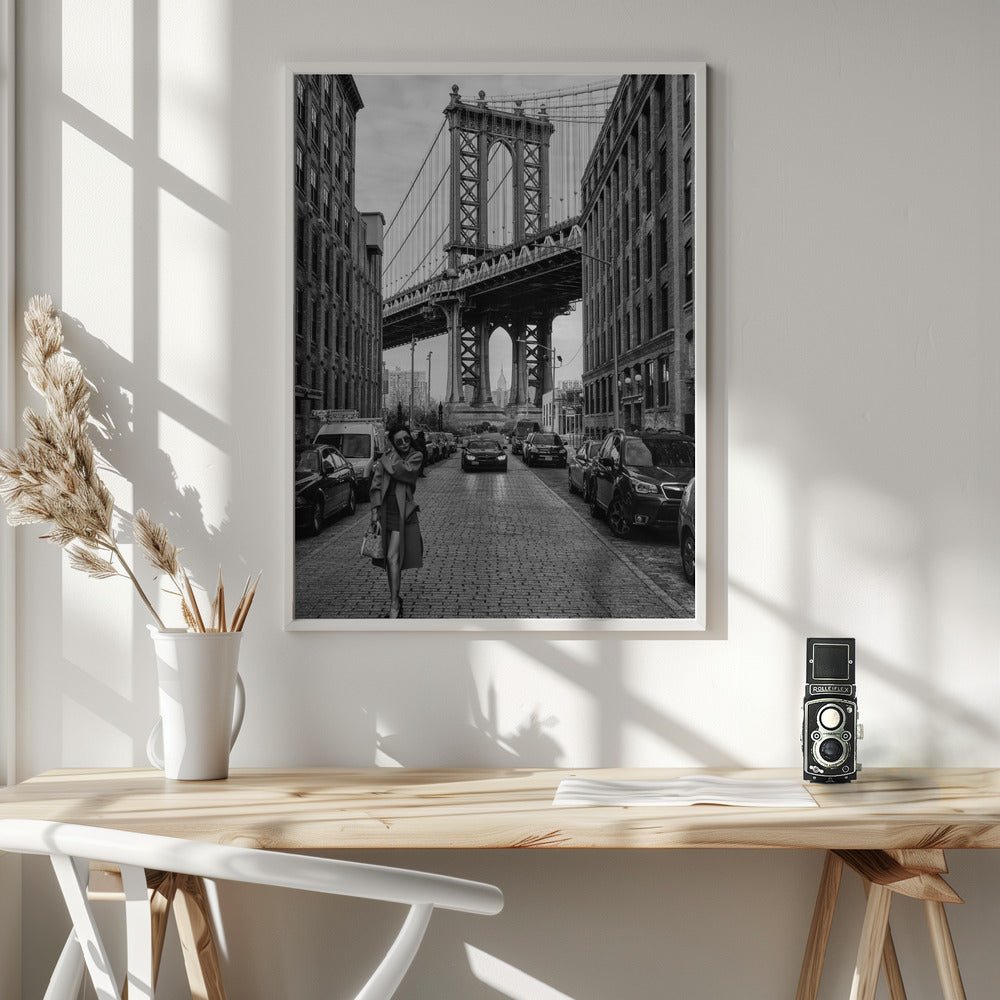 Manhattan Bridge New York Poster - Corkframes.com