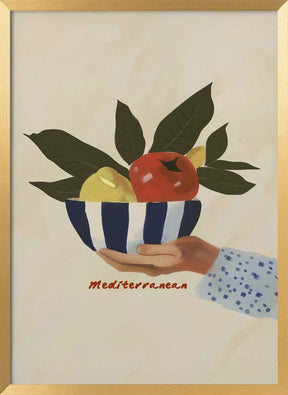 Mediterranian Bowl Poster - Corkframes.com