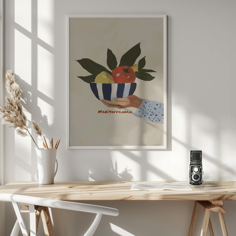 Mediterranian Bowl Poster - Corkframes.com