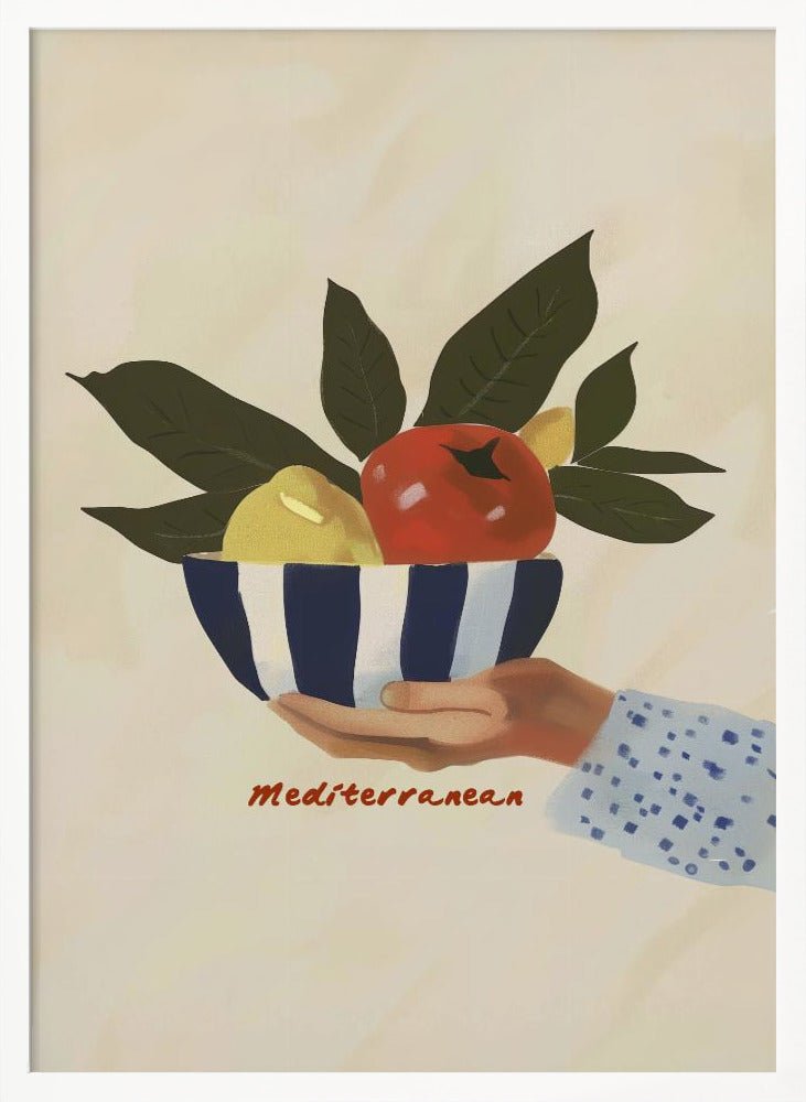 Mediterranian Bowl Poster - Corkframes.com