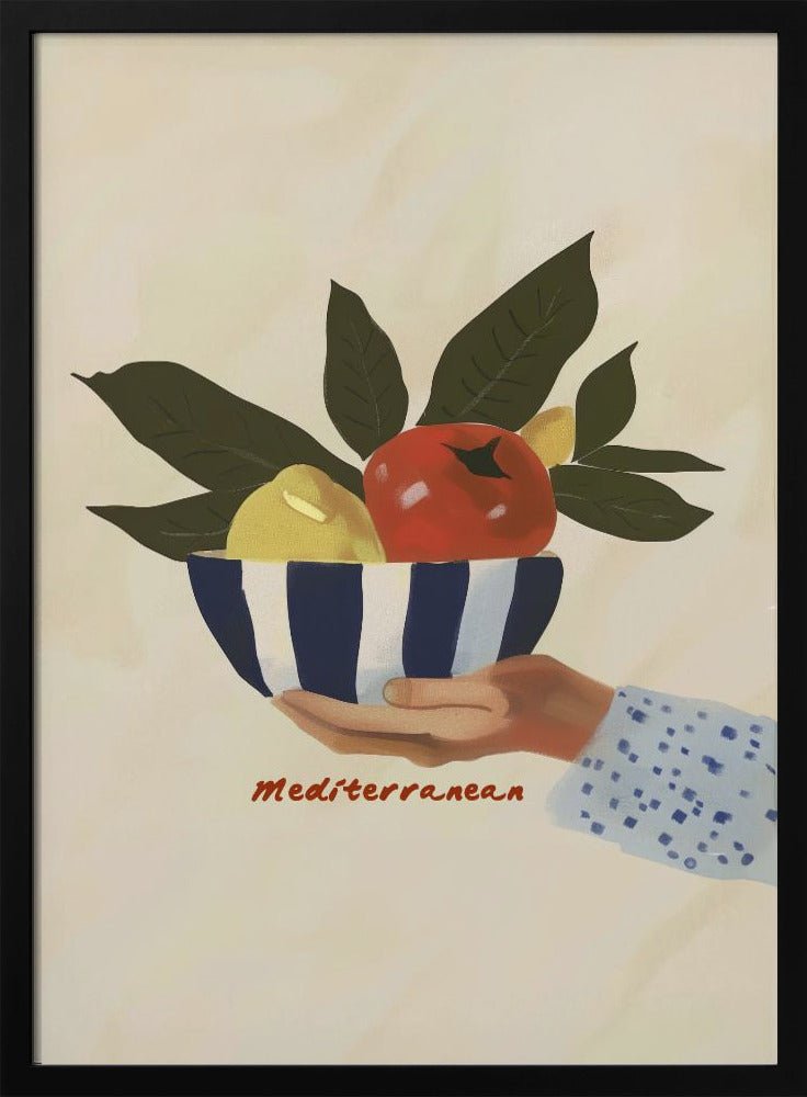 Mediterranian Bowl Poster - Corkframes.com