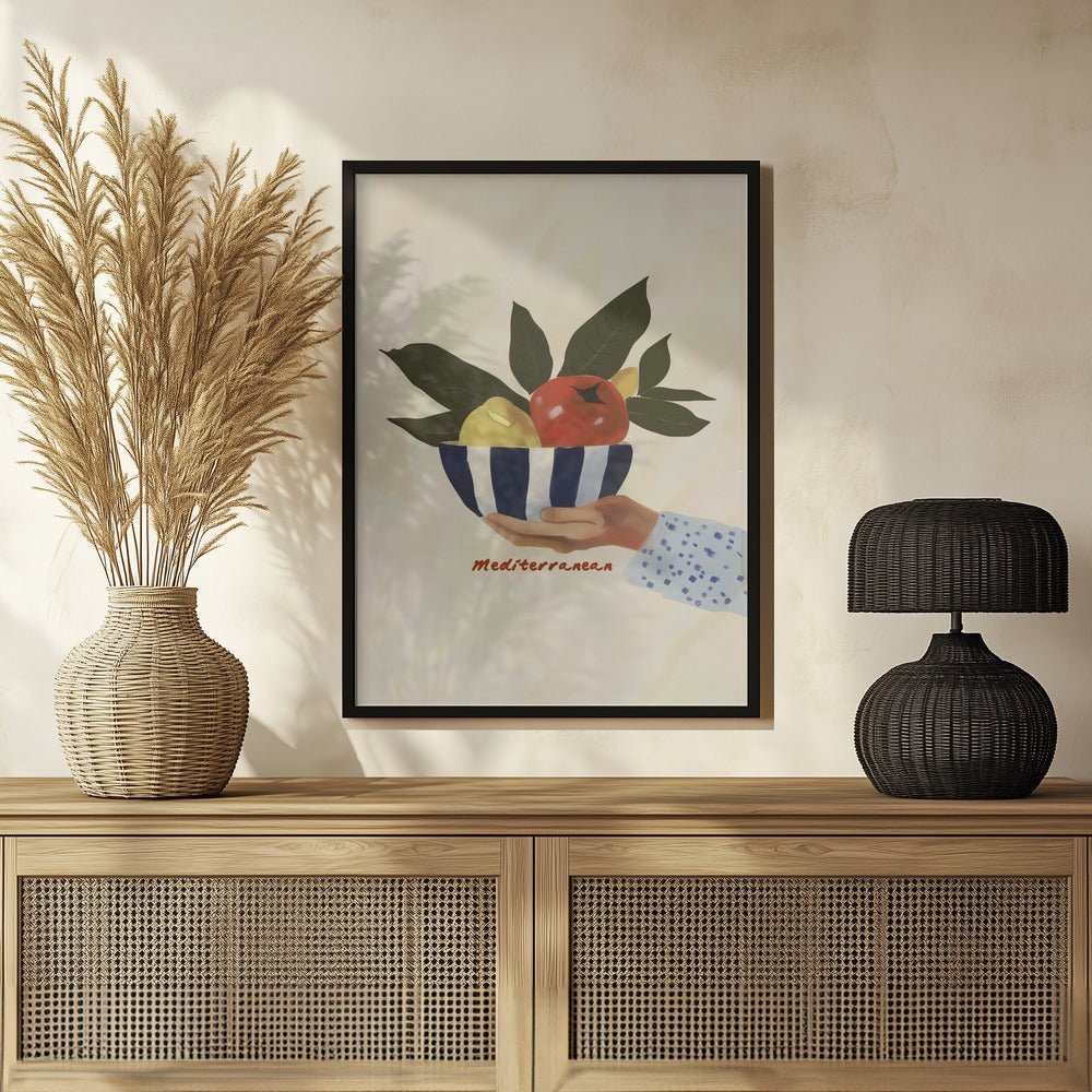 Mediterranian Bowl Poster - Corkframes.com