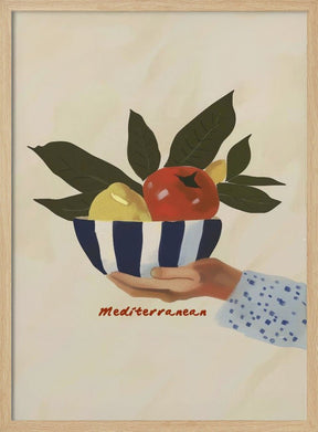 Mediterranian Bowl Poster - Corkframes.com