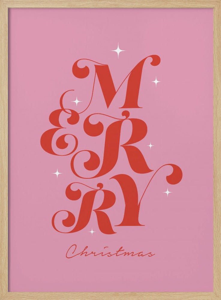 Merry Christmas Poster - Corkframes.com