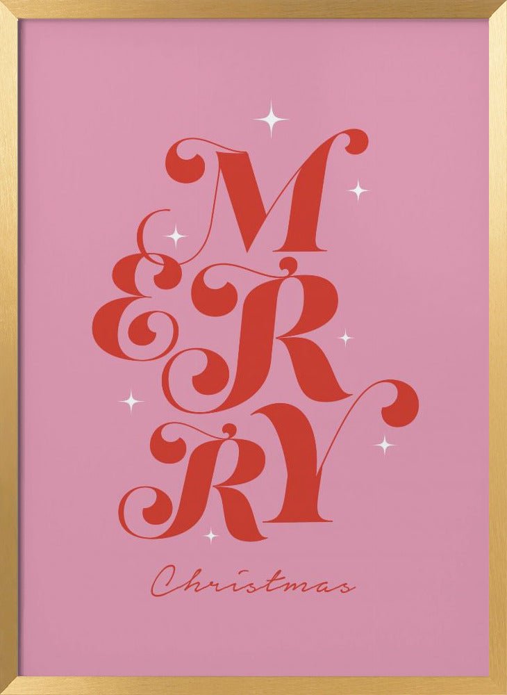 Merry Christmas Poster - Corkframes.com