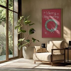 Merry Times Coming Poster - Corkframes.com