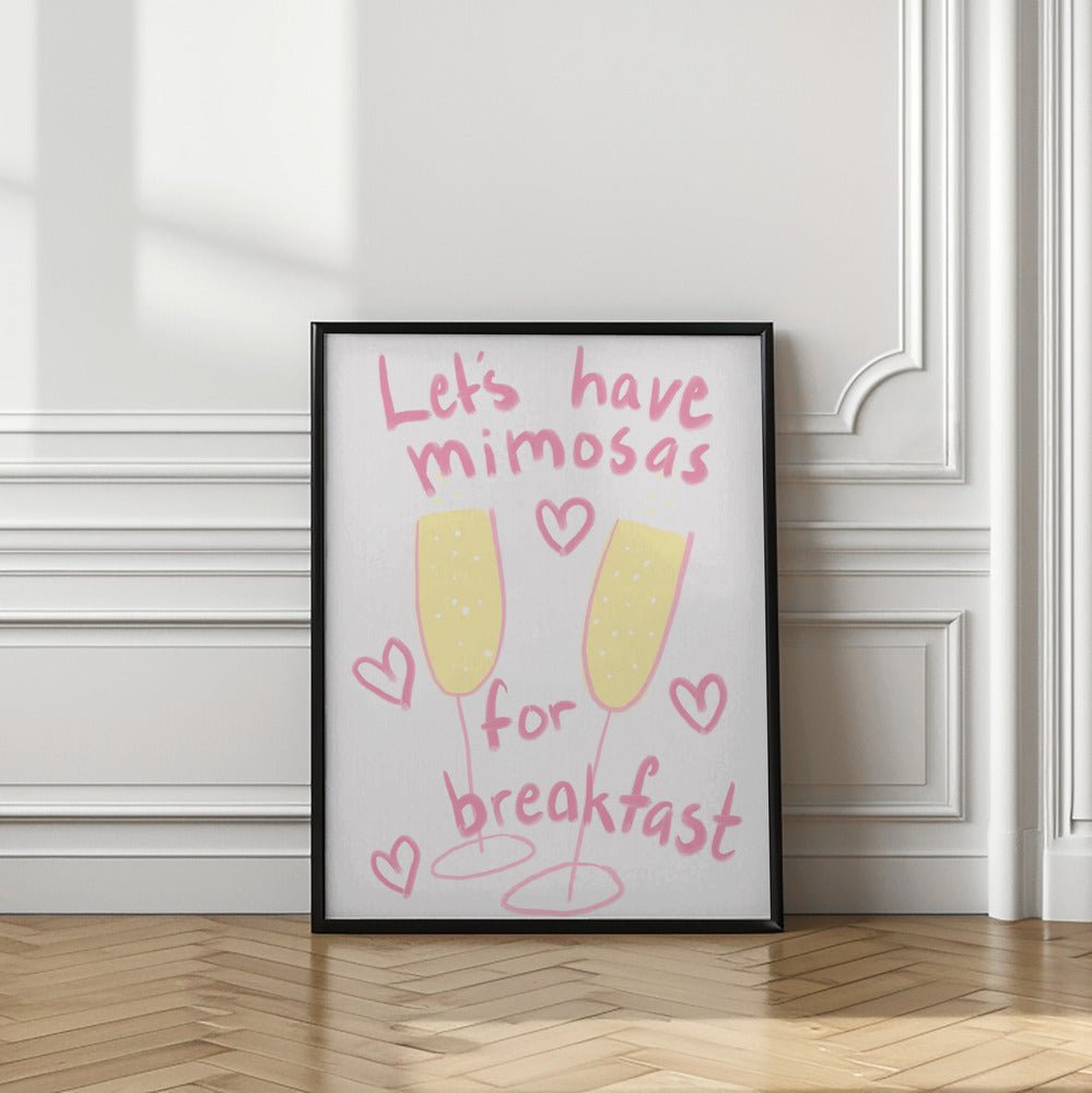 Mimosas For Breakfast Poster - Corkframes.com