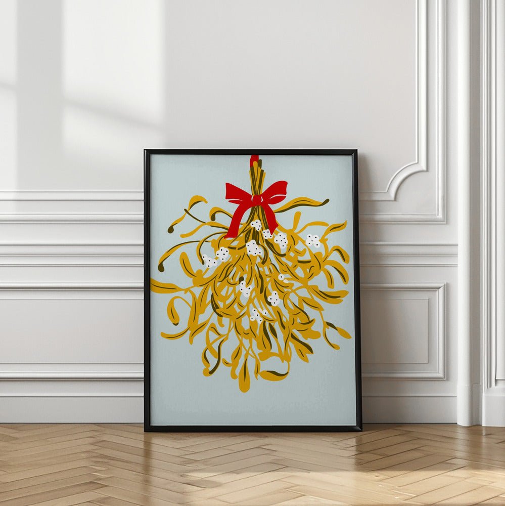 Mistletoe For Christmas Poster - Corkframes.com