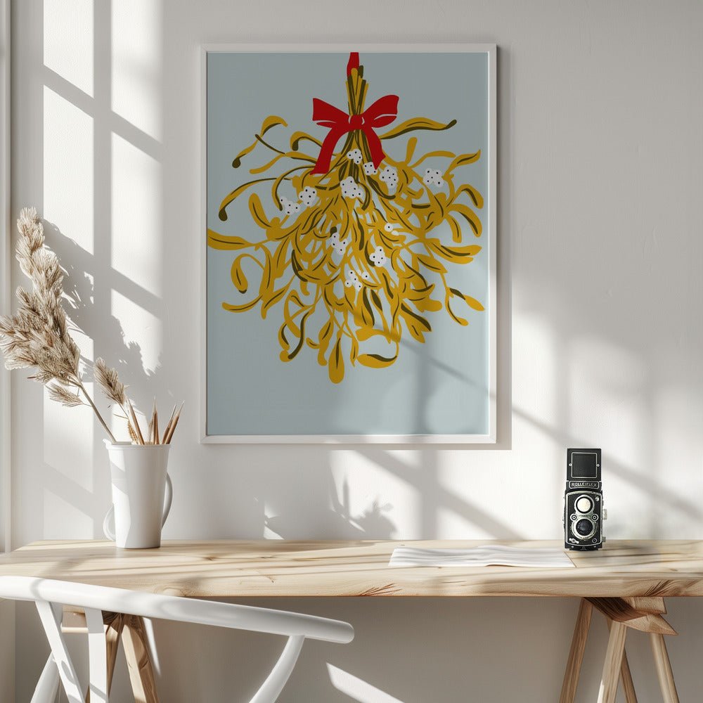 Mistletoe For Christmas Poster - Corkframes.com