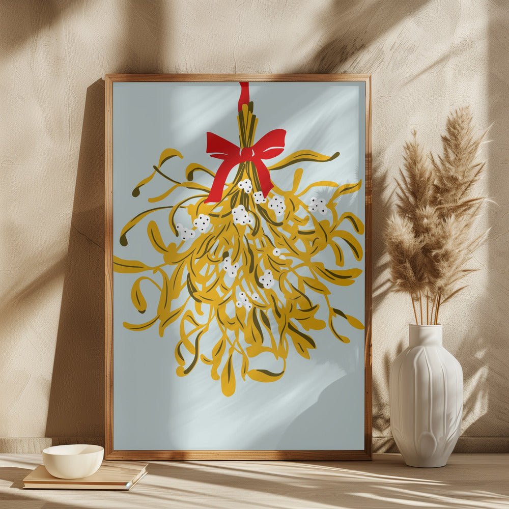 Mistletoe For Christmas Poster - Corkframes.com