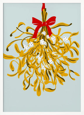 Mistletoe For Christmas Poster - Corkframes.com