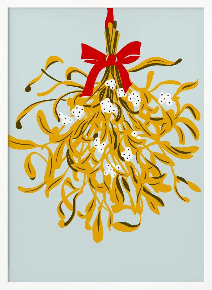 Mistletoe For Christmas Poster - Corkframes.com