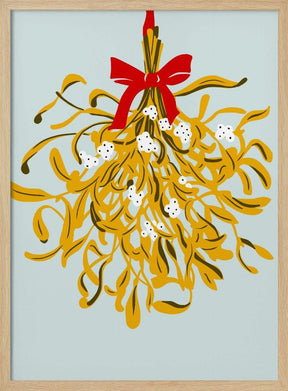 Mistletoe For Christmas Poster - Corkframes.com