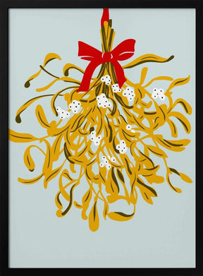 Mistletoe For Christmas Poster - Corkframes.com