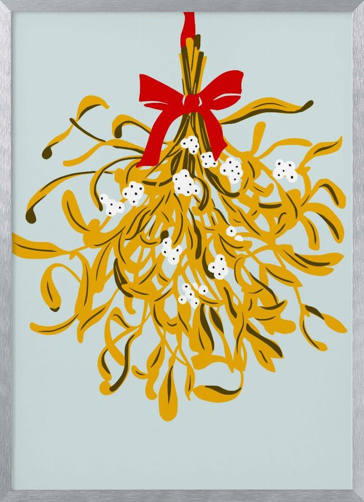 Mistletoe For Christmas Poster - Corkframes.com