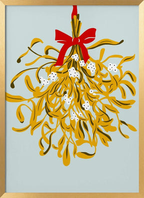 Mistletoe For Christmas Poster - Corkframes.com