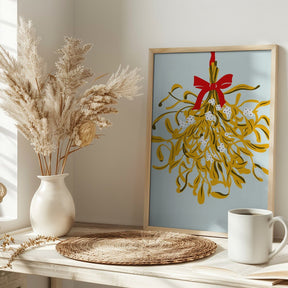 Mistletoe For Christmas Poster - Corkframes.com