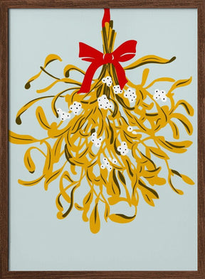 Mistletoe For Christmas Poster - Corkframes.com