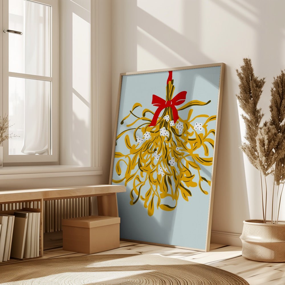 Mistletoe For Christmas Poster - Corkframes.com