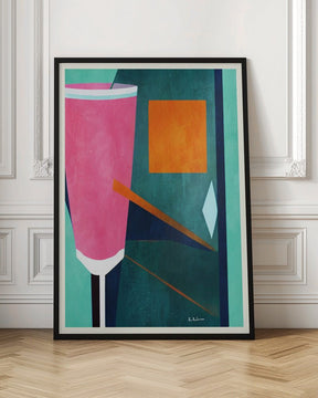 Mon Petite Crement Rosé Poster - Corkframes.com