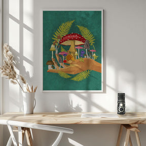 My Mushroom Cosmos Poster - Corkframes.com