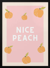 Nice Peach Poster - Corkframes.com