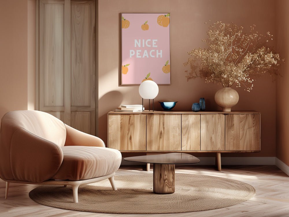 Nice Peach Poster - Corkframes.com