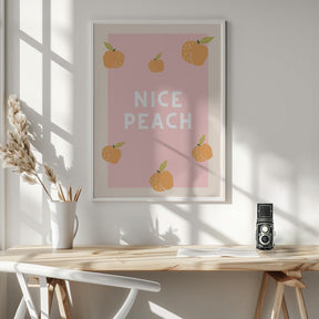 Nice Peach Poster - Corkframes.com