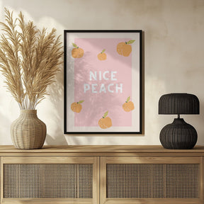 Nice Peach Poster - Corkframes.com