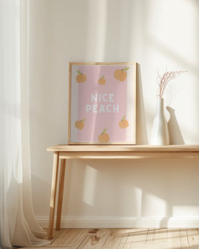 Nice Peach Poster - Corkframes.com