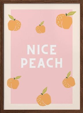 Nice Peach Poster - Corkframes.com