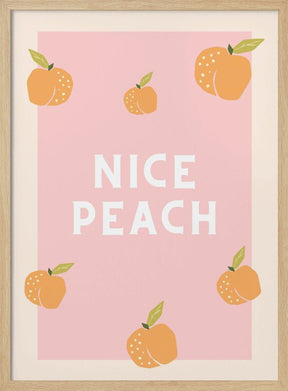 Nice Peach Poster - Corkframes.com