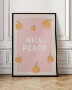 Nice Peach Poster - Corkframes.com