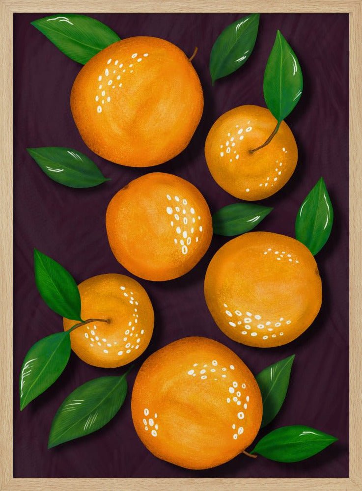 Oranges (Purple) - Corkframes.com