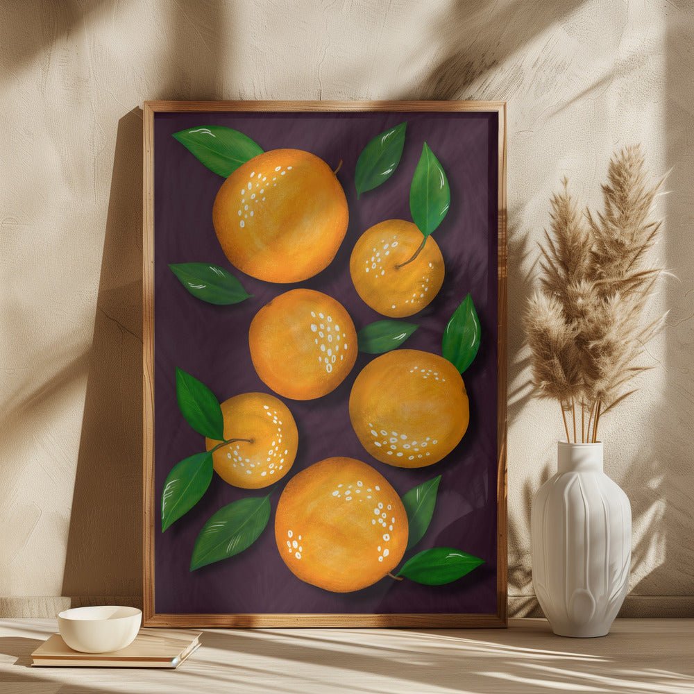 Oranges (Purple) - Corkframes.com