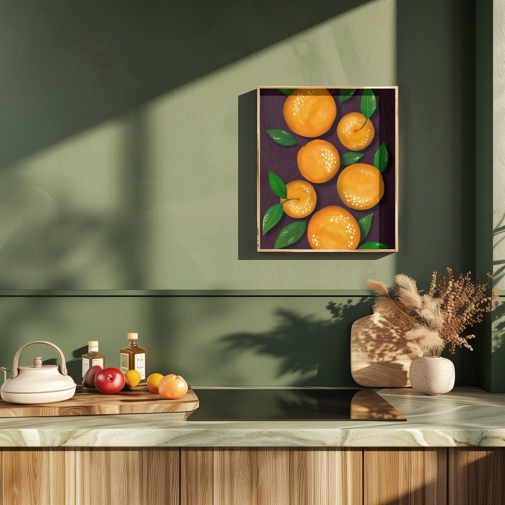 Oranges (Purple) - Corkframes.com