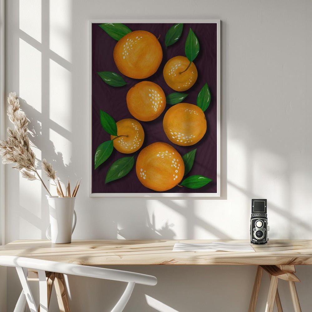 Oranges (Purple) - Corkframes.com