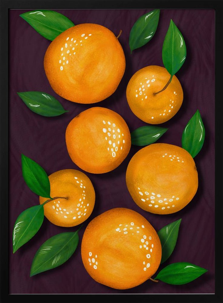 Oranges (Purple) - Corkframes.com