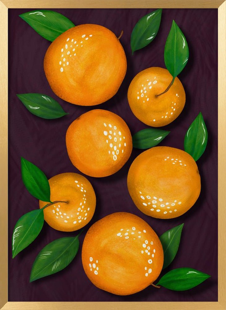 Oranges (Purple) - Corkframes.com