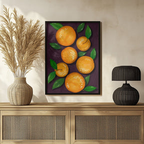 Oranges (Purple) - Corkframes.com