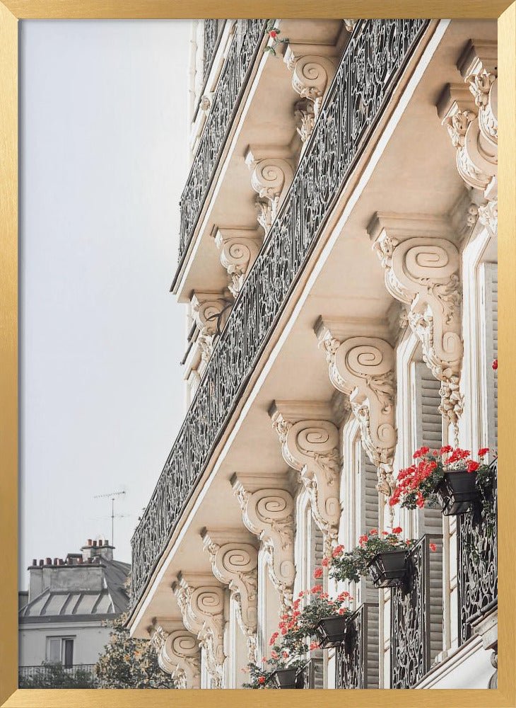 Paris Balcony Poster - Corkframes.com