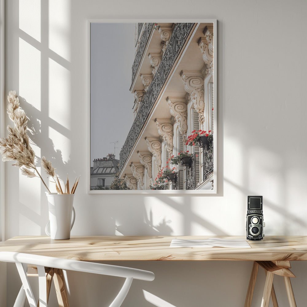 Paris Balcony Poster - Corkframes.com