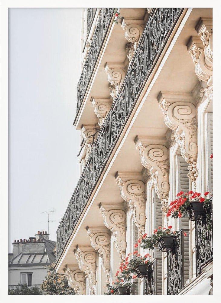 Paris Balcony Poster - Corkframes.com