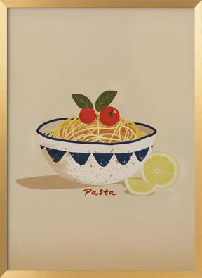 Pasta Plate Kitchen Poster - Corkframes.com