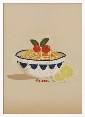 Pasta Plate Kitchen Poster - Corkframes.com