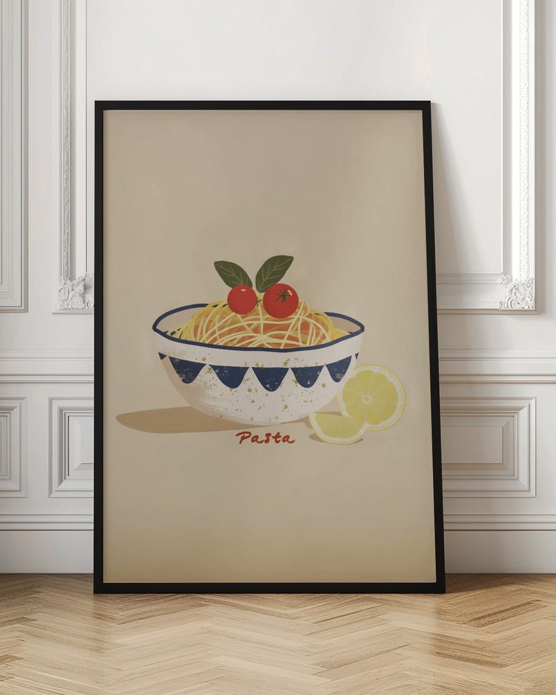 Pasta Plate Kitchen Poster - Corkframes.com